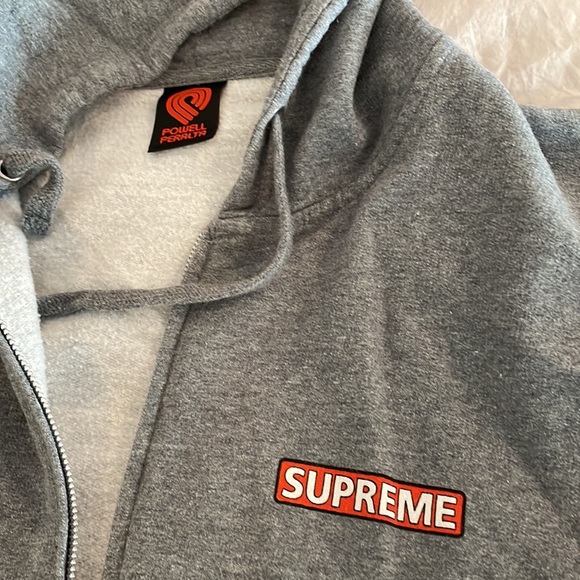 Powell Peralta “supreme” zip up hoodie - Picture 4 of 5